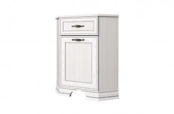 Тумба Тиффани 1D1SU угловая вудлайн кремовый