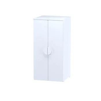 ПИКСИ шкаф распашной с 2 дверьми и 3 полками 60х57х123, робкий подснежник