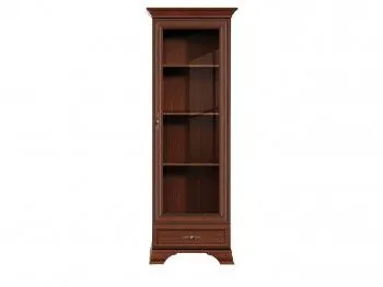 Шкаф с витриной Кентаки REG1W1S каштан - Выставка Балашиха