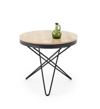 Стол журнальный Halmar LEILA (натуральный/черный)