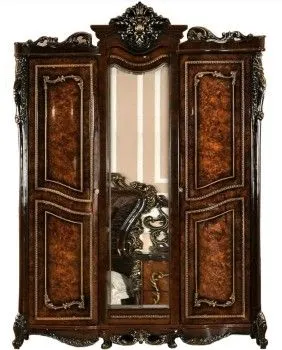 Шкаф Джоконда 3-дверный корень дуба глянец
