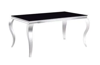 Стол обеденный Signal PRINCE (черный/хром)