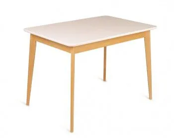 Стол Рэй-1030 (натуральный/белая эмаль) Прямоугольный