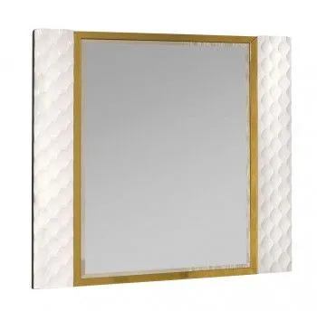 Зеркало Лара ППУ белый глянец