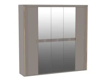 Шкаф 5 дверный, Сиде (2312*523*2304) Мокко, 12612