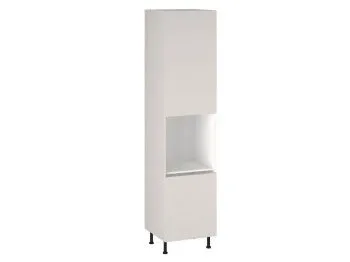 Шкаф-пенал 1080 ПГ-60 бок левый МДФ, Виста (600*586*2576) Экокожа Белый, 26300