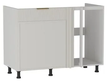 Стол под мойку угловой СМУ-120, Берта (1100*554*820) Светлый Мокко, 22923