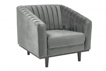 Кресло Signal ASPREY 1 Velvet Bluvel 14 (серый)