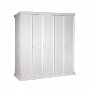 Шкаф 5-и дв. для платья и белья (без зеркала) Амели дуб АМШ2/5