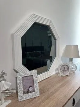 Зеркало Стелла белый