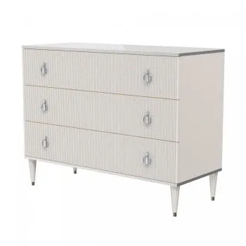 Комод Римини СОЛО (Слоновая кость/Серебро) РМКМ-1(s)