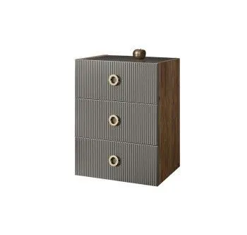 Комод Bogemia Woodline Fly Fi (Серый) (Lakobel/Золото) БМКМ-1