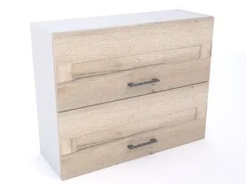 Шкаф Ш-90г, Дублин (900*320*720) Дуб галифакс белый, 21649