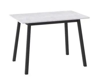 Стол Бриз (R)-94 раздвижной (Серый сланец/черный) 94(126)х64