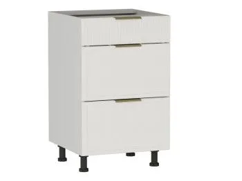 Стол с ящиками СЯ-50 (140/284), Берта (500*528*820) Экокожа Белый, 25323