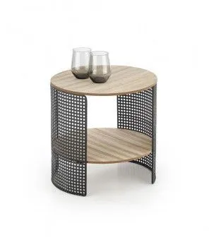 Стол журнальный Halmar TRAFICA (натуральный/черный)