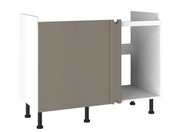 Стол под мойку угловой СМУ-120, Виста (1100*534*870) Мокко, 25505