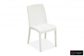 Стул B:rattan VIRGINIA без подлокотников, белый