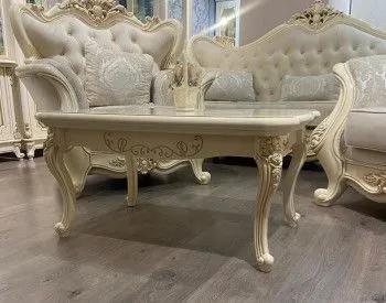 м. Римская - Столик прямоугольный Джоконда крем глянец