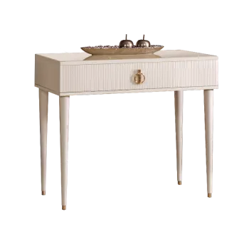 Стол туалетный узкий Римини СОЛО (Бежевый/Золото) РМСТ-1(s)[9]