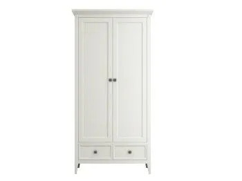 Шкаф двухстворчатый Manhattan (Молочный)
