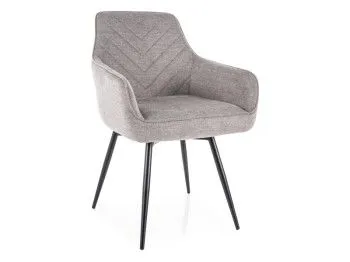 Стул кухонный Signal SERVIO Brego 07 поворотный (серый/черный)