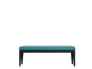 Банкетка Manhattan (Черный - 08 Микровелюр Зеленый)