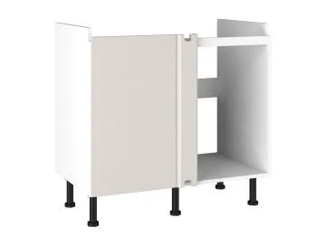 Стол под мойку угловой СМУ-100, Виста (900*534*870) Экокожа Белый, 26303