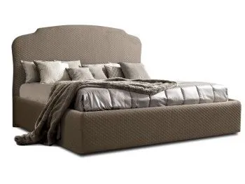 Кровать Римини 1,8 м, с подъемным механизмом (пепел), РМКР180-2[3], стеганые царги