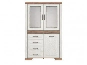 Шкаф с витриной Марсель REG2W1D4S