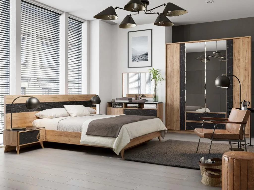 Спальный гарнитур №1 Шелли (Дуб золотойКамень Пьетра чёрный).jpg Спальный гарнитур №1 Шелли (Дуб золотойКамень Пьетра чёрный).jpg