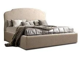 Кровать Римини 1,4 м, с подъемным механизмом (беж), РМКР140-2[3], стеганые царги