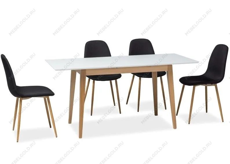 Центральный склад - Стул кухонный Signal FOX (бежевый/дуб) | изображение 2