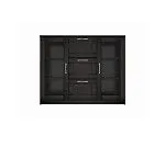 БРИМНЭС / СИРИУС тумба ИКЕА / IKEA 2 двери со стеклом и 3 ящика 117х95 Дуб Венге | изображение 1