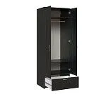 БРИМНЭС / СИРИУС Шкаф двухстворчатый ИКЕА / IKEA с выдвижным ящиком Дуб Венге | изображение 2