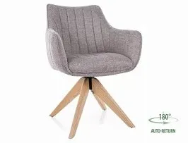 Стул кухонный Signal AZALIA D Brego 07 поворотный (серый/дуб)