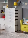 Комод Пикси, 6 ящиков 60x57x120, робкий подснежник | изображение 2