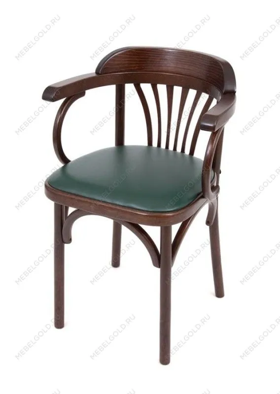 Стул Михаэль мягкий (темный тон, экокожа зеленая) | изображение 5