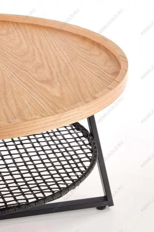 Стол журнальный Halmar FLORENCE (дуб натуральный/черный) | изображение 3