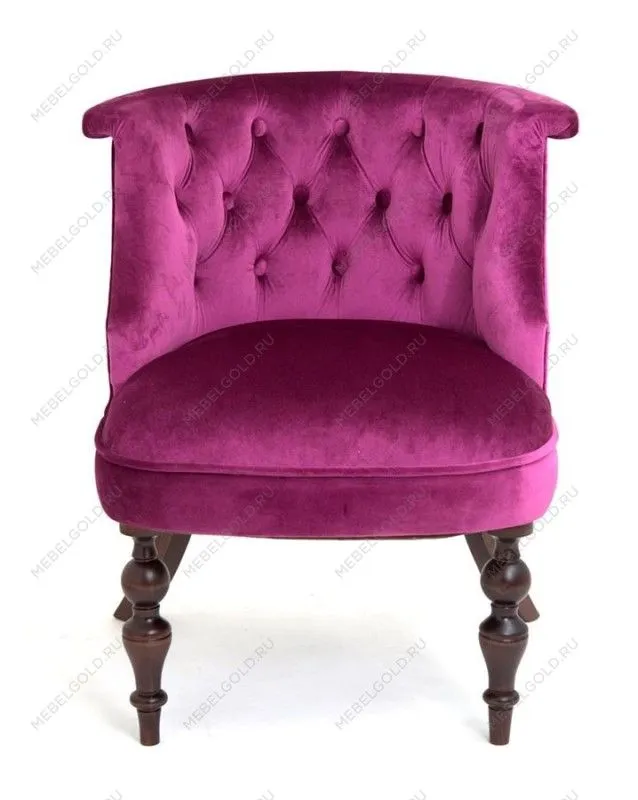Кресло Бархат (темный тон/26 - темно-розовый) | изображение 3