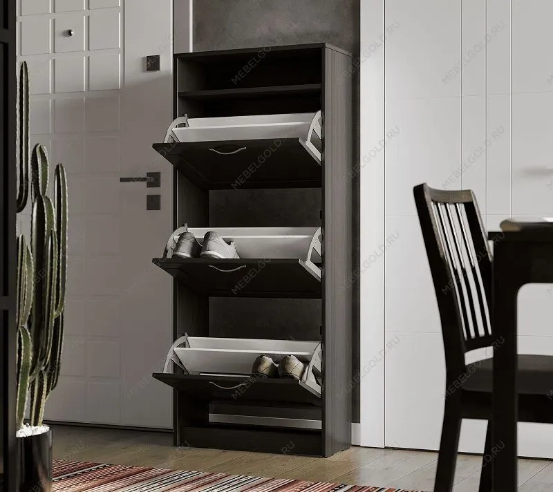 БРИМНЭС / СИРИУС тумба ИКЕА / IKEA для обуви 60х143 Дуб Венге | изображение 5