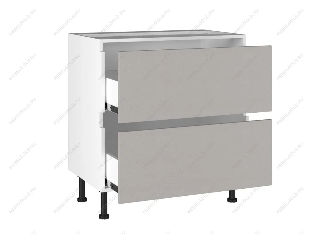 Стол с ящиками СЯ-(2)-80, Виста (800*523*870) Экокожа Бежевый, 26415 | изображение 1