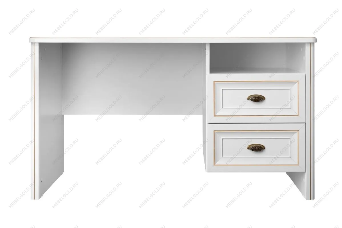 м. Римская - Стол письменный Натали белый глянец | изображение 2