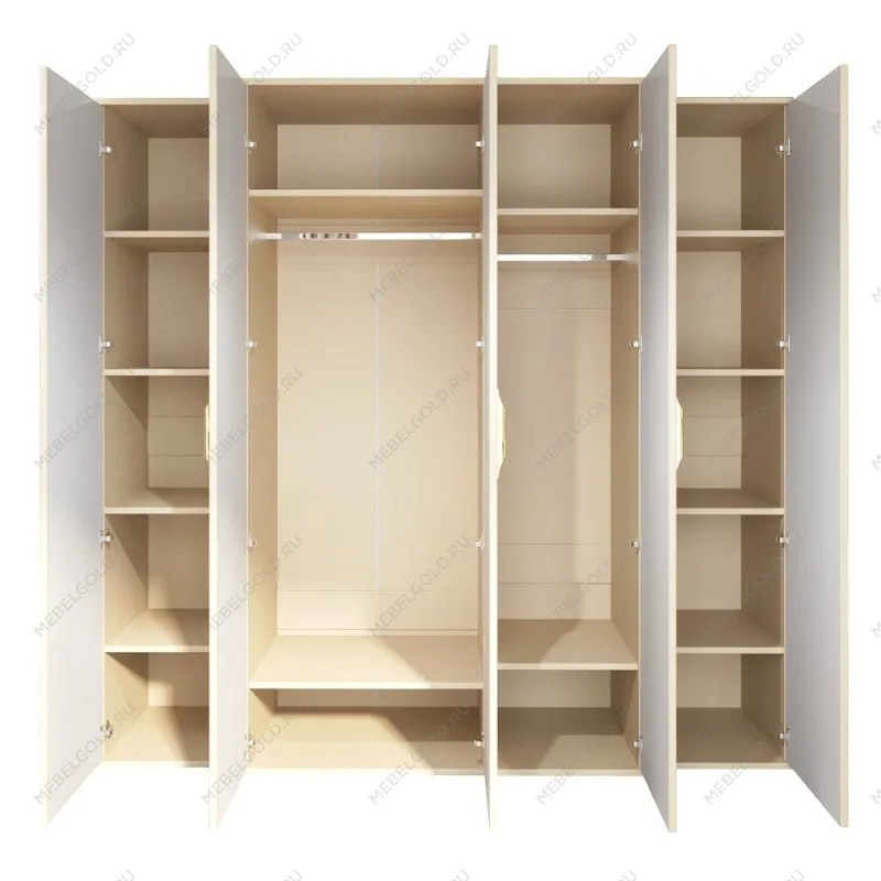 Шкаф Замира 5-дверный бежевый | изображение 1