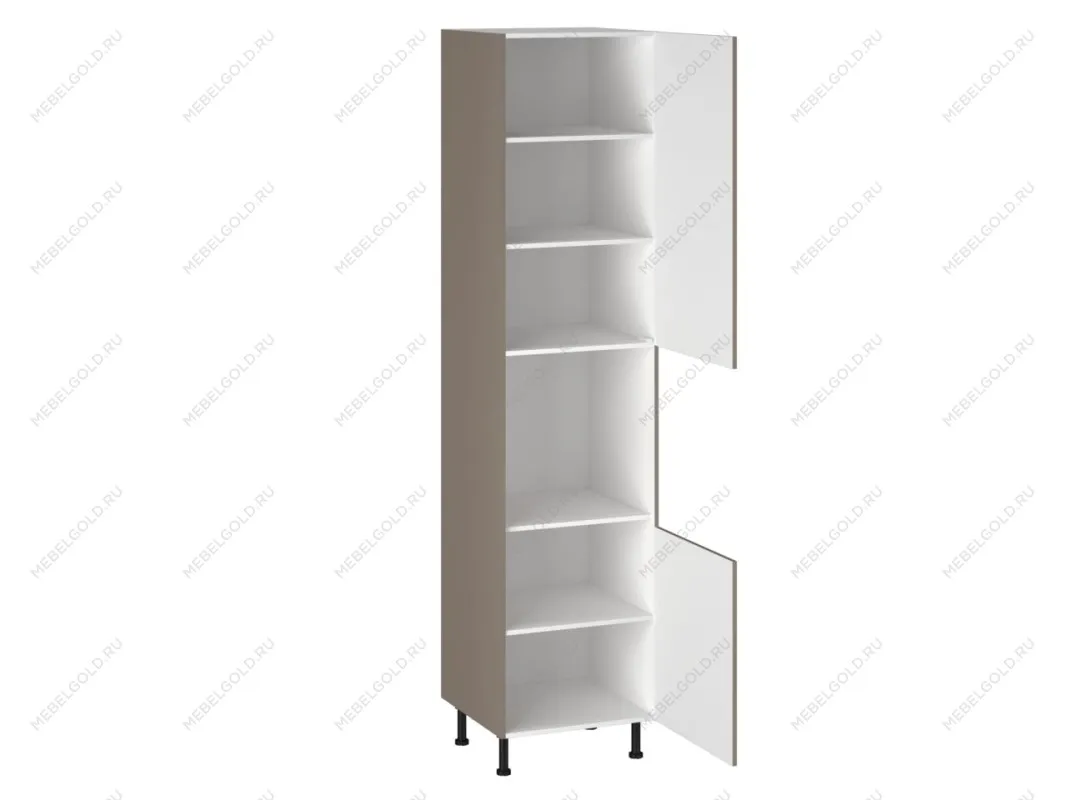 Шкаф-пенал 1080 ПГ-60 бока МДФ, Виста (600*586*2576) Мокко, 25502 | изображение 1