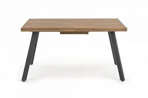 Стол обеденный Halmar BERLIN, раскладной (орех/черный)