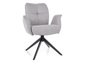 Стул кухонный Signal WING Brego 02 поворотный (светло-серый/черный)