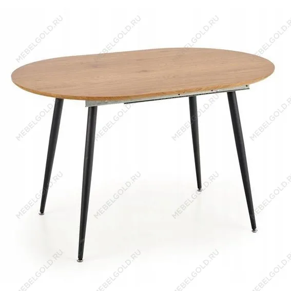 Стол обеденный Halmar COLORADO раскладной (дуб золотой/черный)