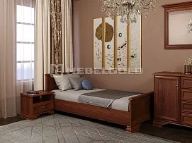 Кровать Кентаки LOZ/90x200 каштан