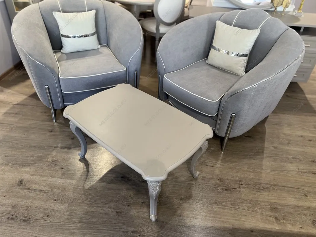 Столик прямоугольный Мокко серый камень | изображение 4